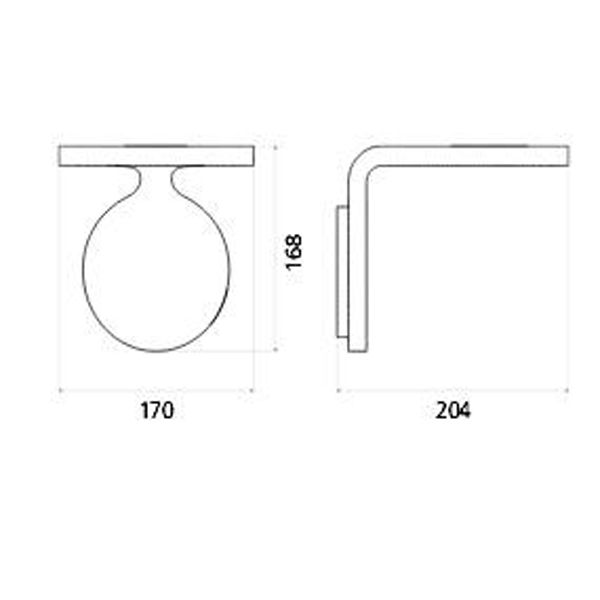 Artemide Rea 17 wandlamp LED