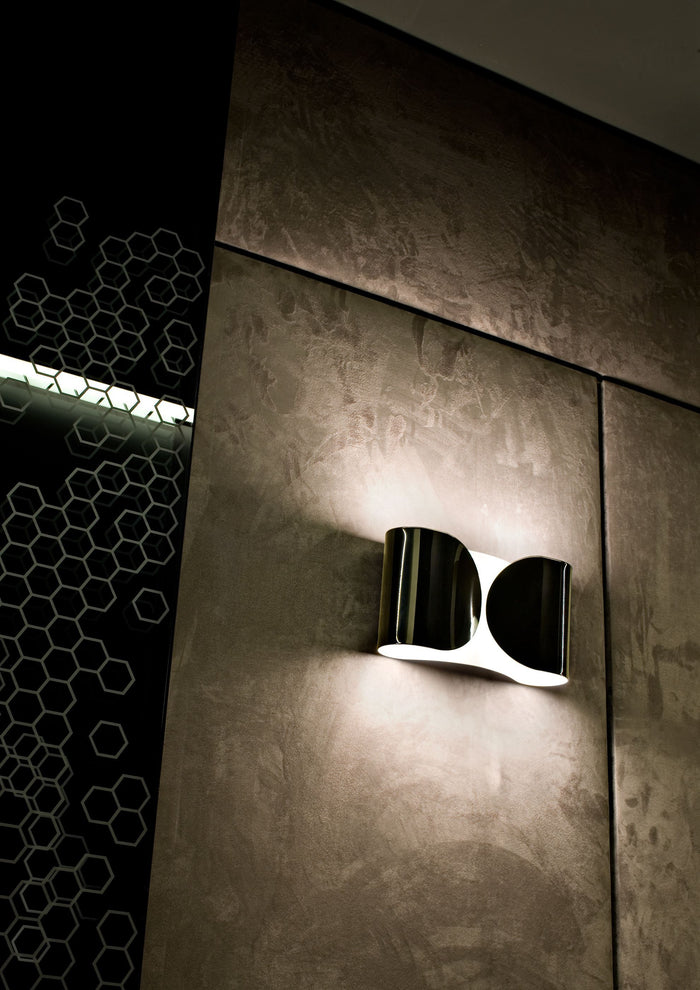 Flos Foglio wandlamp chroom