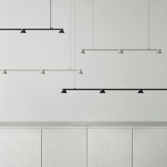 Normann Copenhagen Hat Linear Hanglamp - Small - Grijs