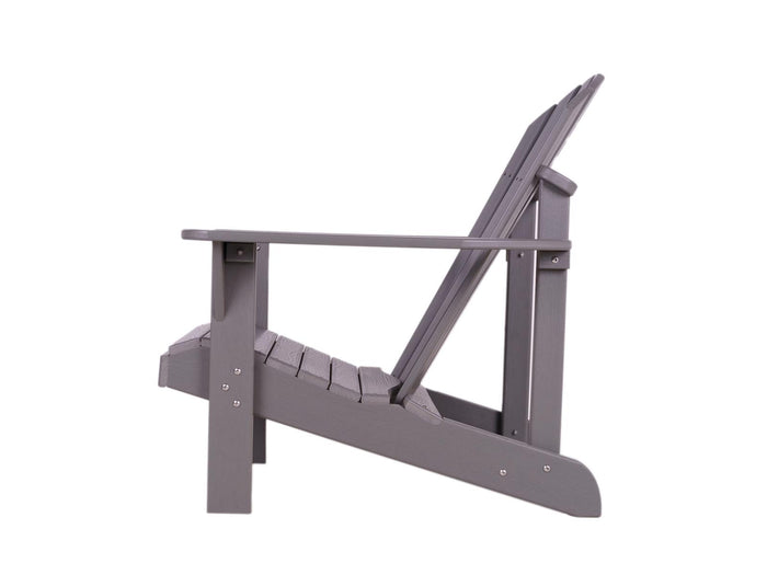 Kunststof adirondack tuinstoel Montreal grijs