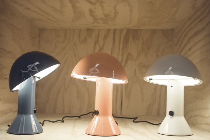 Martinelli Luce Elmetto tafellamp rood