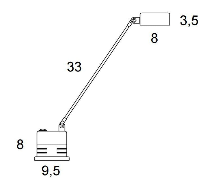 Lumina Daphinette tafellamp LED 2700K geel