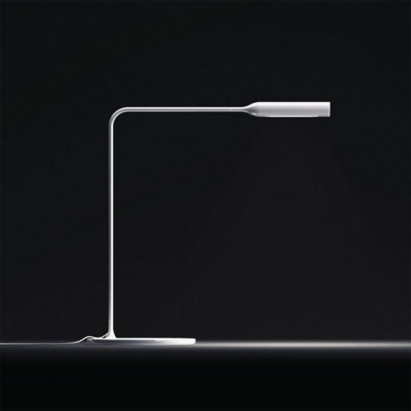 Lumina Flo bedside tafellamp LED 3000K nikkel