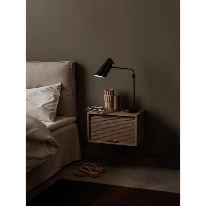 Northern Birdy Swing tafellamp zwart messing