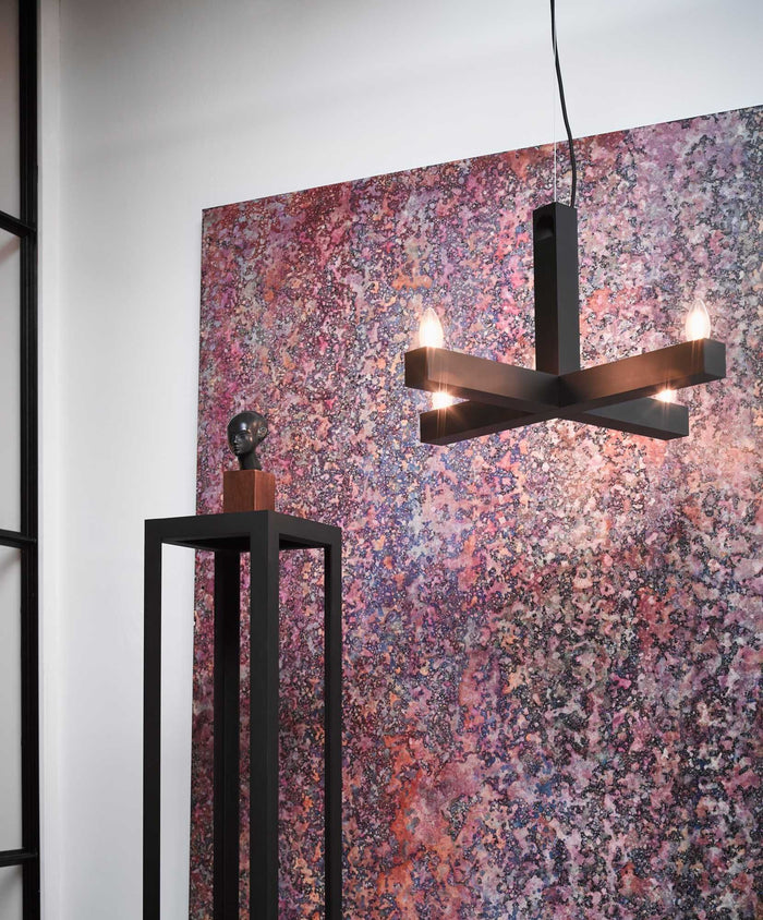 King Arthur kroonluchter Ø60 zwart