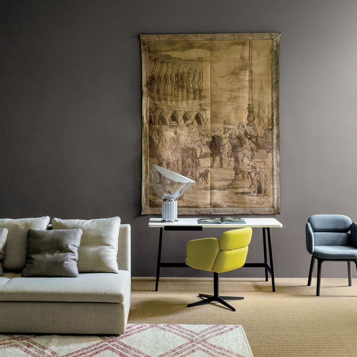 Flos Taccia tafellamp LED glas small wit