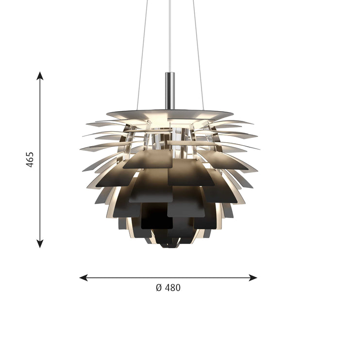 PH Artichoke hanglamp Ø48 LED koper