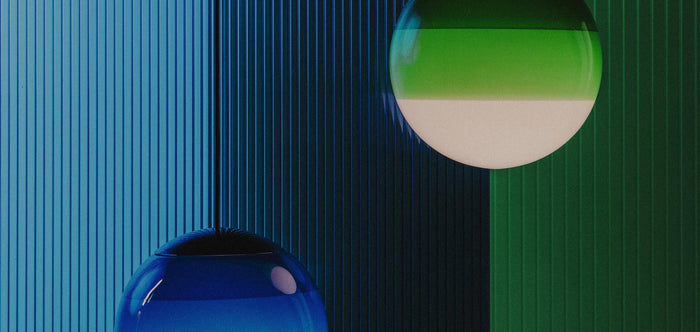 Marset Dipping Light Ø13 hanglamp LED blauw