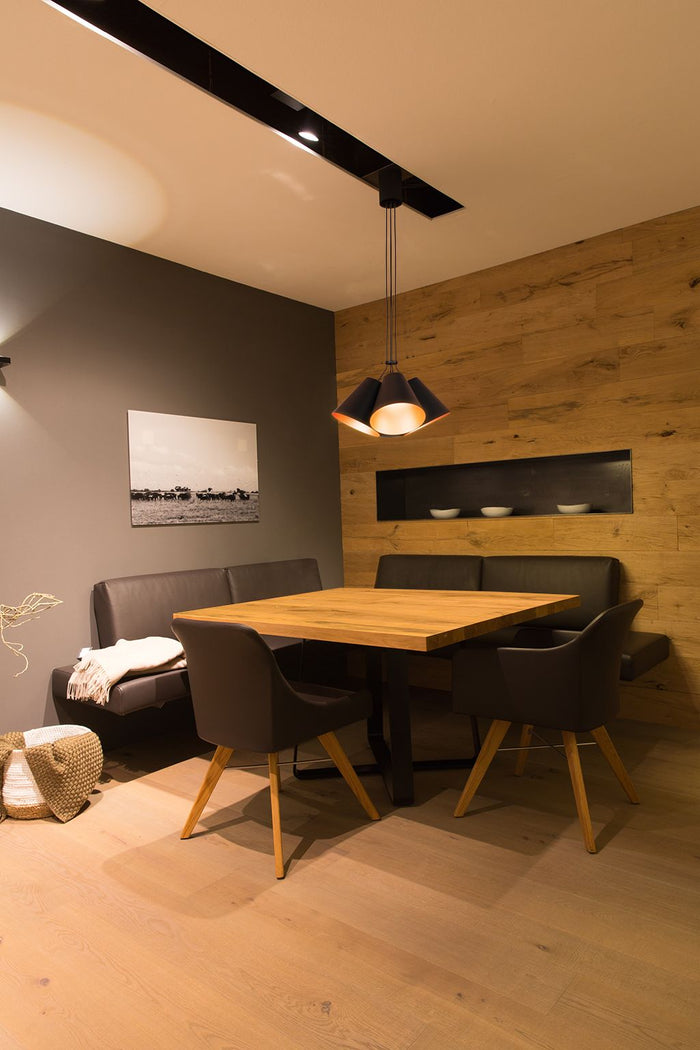 Wever & Ducre Shiek 2.0 hanglamp LED zwart|goud