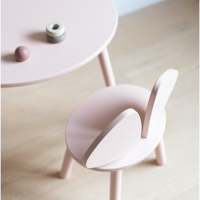 Nofred Mouse kinderstoel + kindertafel set beige