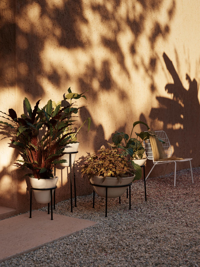 Audo Copenhagen Daiza plantenbak H65 Ø25 ivoor