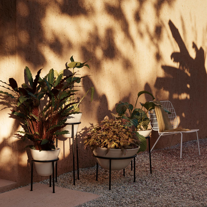 Audo Copenhagen Daiza plantenbak H45 Ø35 ivoor