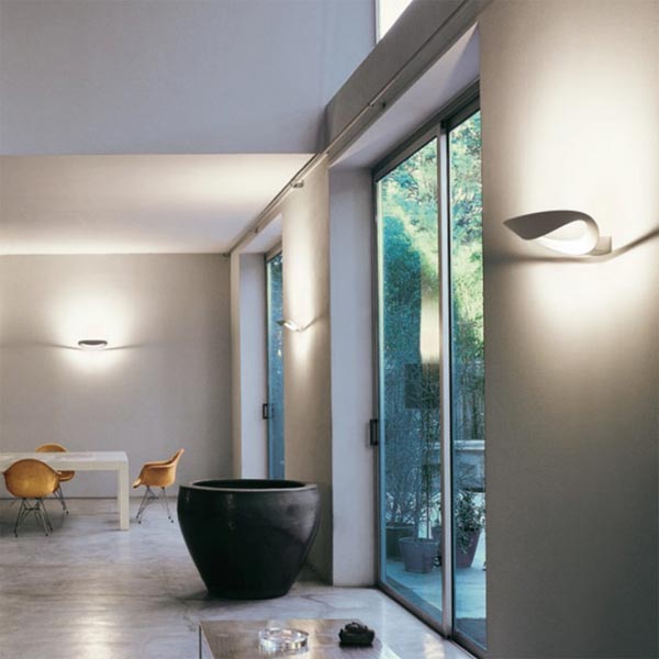 Mesmeri wandlamp retrofit wit