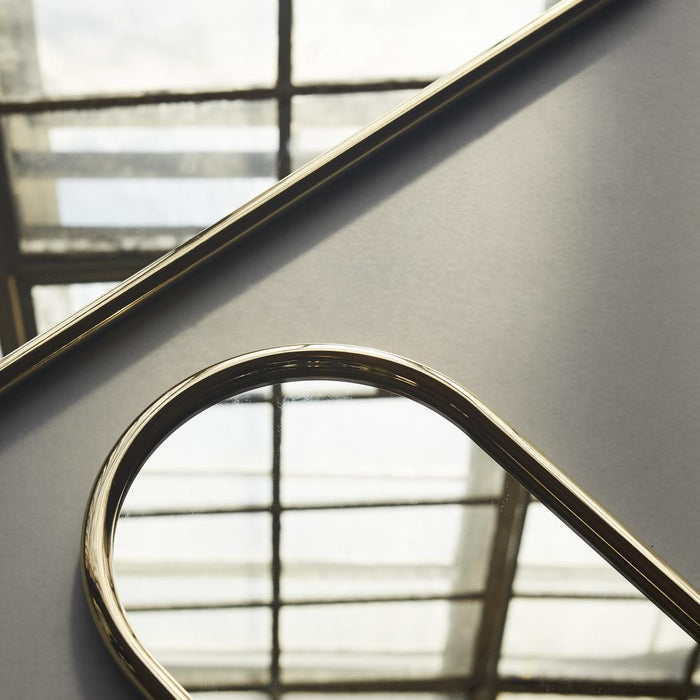 AYTM Angui spiegel 78x29 ovaal Taupe