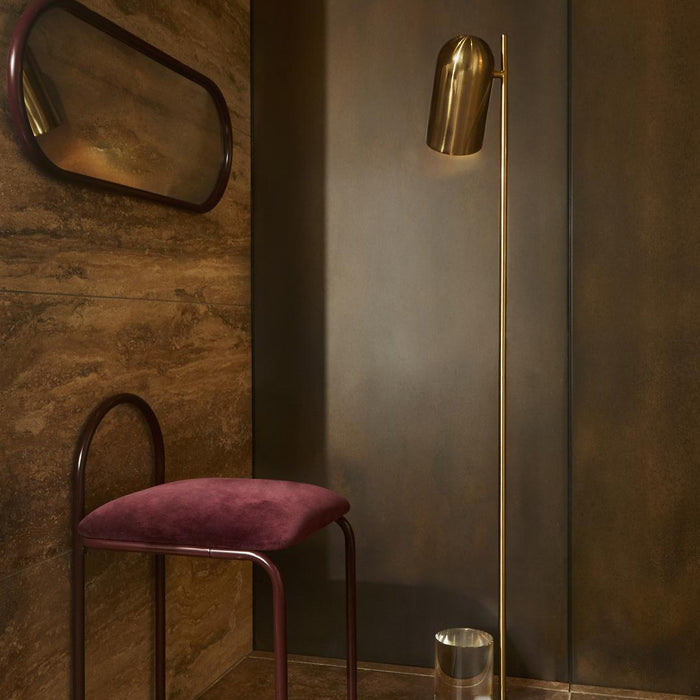 AYTM Angui spiegel 108x39 Taupe ovaal