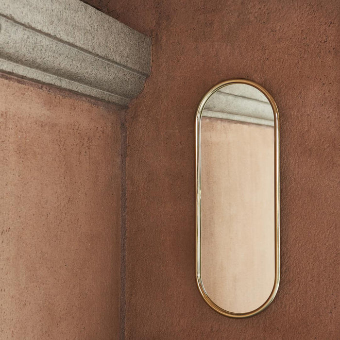 AYTM Angui spiegel 108x39 Taupe ovaal