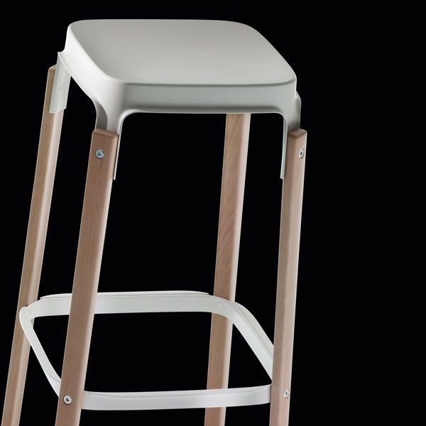 Steelwood barkruk zwart 68cm