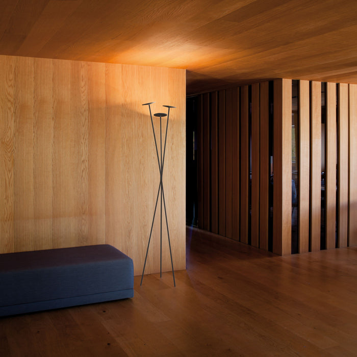 Skan 0260 vloerlamp LED zwart