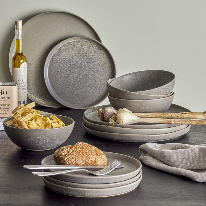 Bloomingville Kendra Serviesset 12-delig - Grijs
