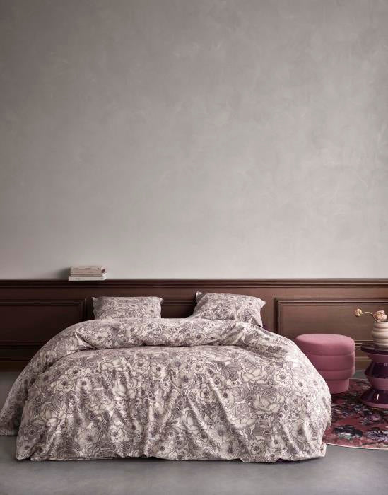 Essenza Camille Dekbedovertrek Plum wine 140 x 220 cm