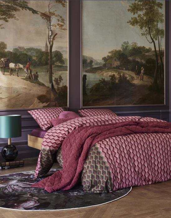 Essenza Tesse Dekbedovertrek Cherry red 240 x 220 cm