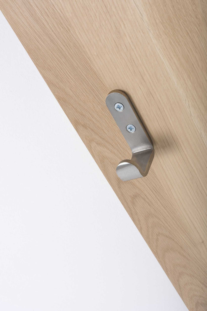 Ena wandkapstok whitewash