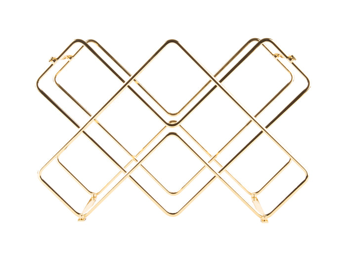 present time - Wijnrek Diamonds - Goud - 40,5x15,5x27,5cm