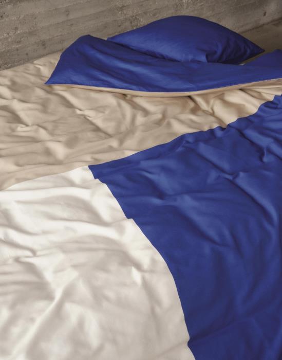 Marc O'Polo Ewon Dekbedovertrek Cool Cobalt 260 x 220 cm