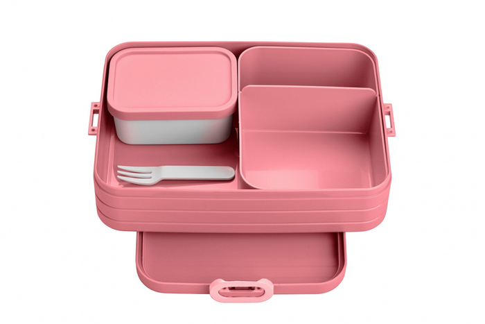 Bento lunchbox Take a Break large - Vivid mauve