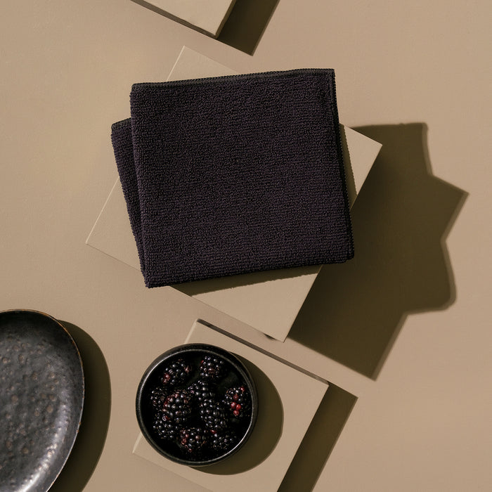 DDDDD microvezeldoek Billie - 30x30 cm - Black - 6 stuks