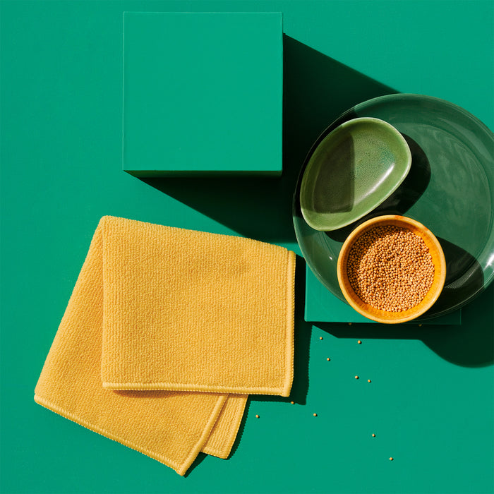 DDDDD microvezeldoek Billie - 30x30 cm - Yellow - 6 stuks