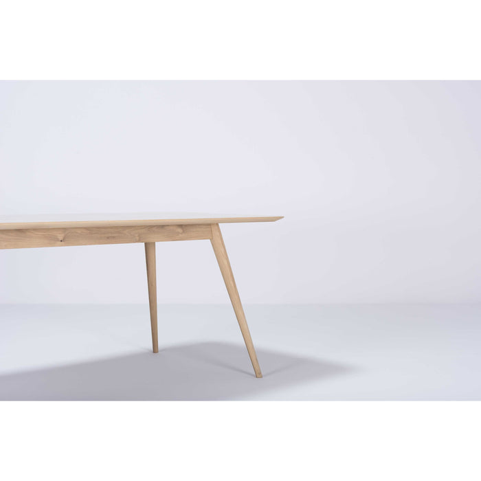 Stafa tafel hout 220x90 naturel