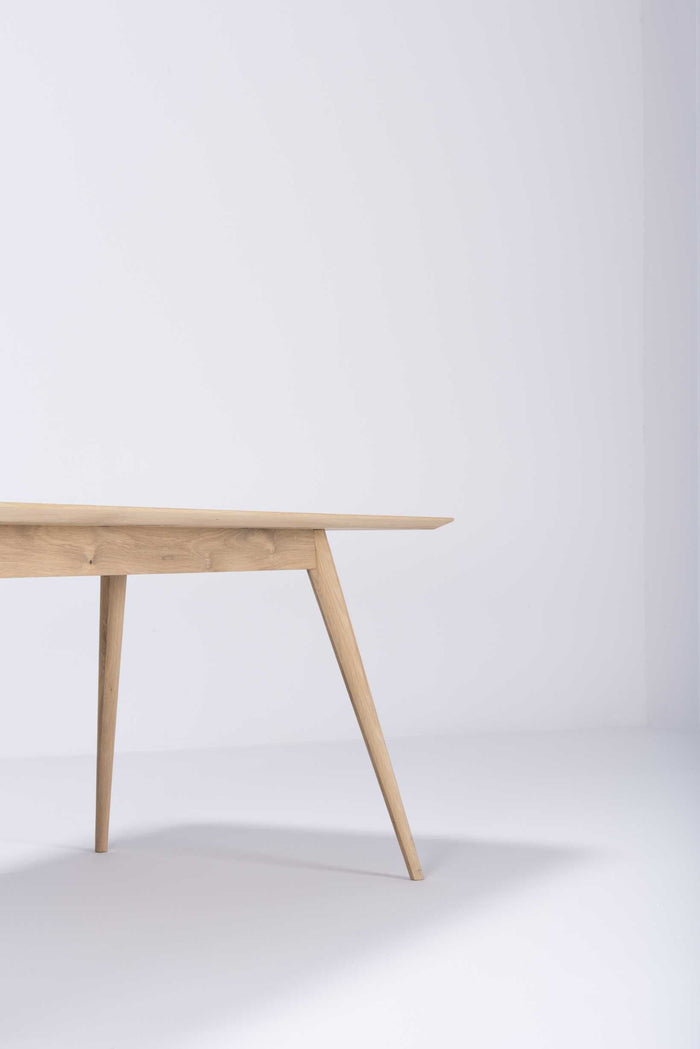 Stafa tafel hout 220x90 naturel