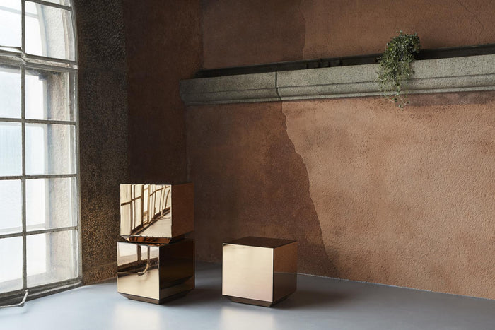 AYTM Speculum bijzettafel 38x38 rose