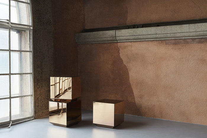 AYTM Speculum bijzettafel 38x38 rose