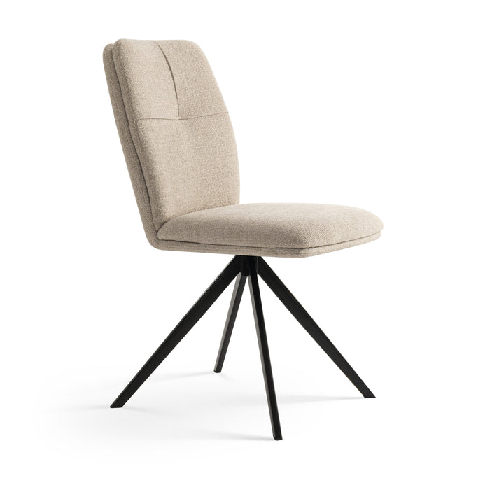 Furnihaus Eetkamerstoelen set van 2 - Emma - Beige - Stof