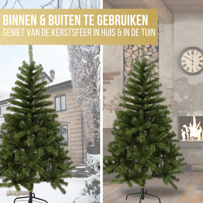 Excellent Trees® Oppdal 120 cm - Slanke Kunstkerstboom - Groen