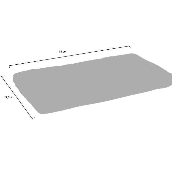 MaximaVida picknicktafel kussen Havana zwart 55 cm - 4 stuks