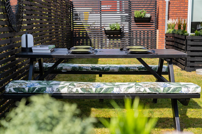 Picknicktafel kussenpakket Bliss 200 x 27,5 x 5 cm - 2 stuks