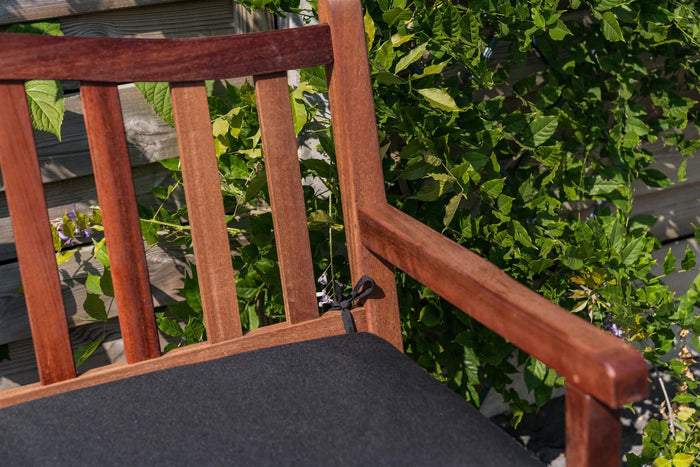 MaximaVida bankkussen Havana zwart 120 x 48 x 8 cm - waterafstotend