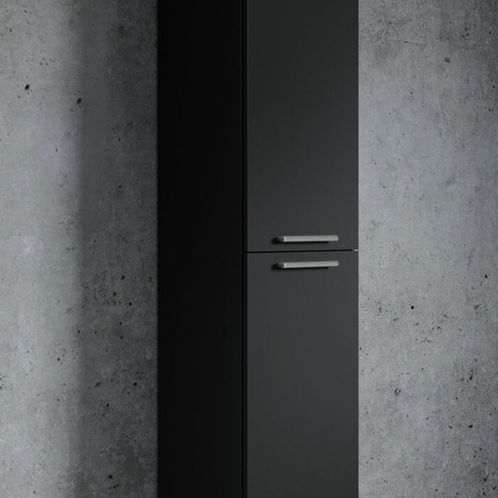 Badplaats Badkamerkast Venus 30 x 30 x 160 cm - Zwart - Kolomkast