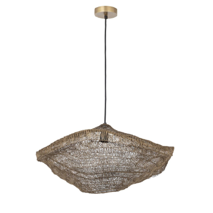 PTMD Hanglamp Lailaa - 61x61x31 cm - Ijzer - Messing