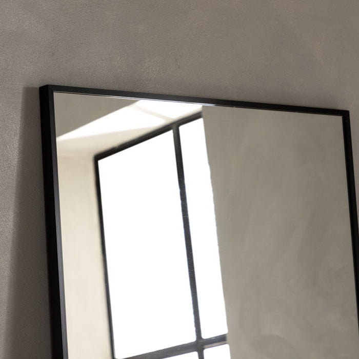 Nest living Nox Metalen Wandspiegel 190 x 67 cm - Zwart