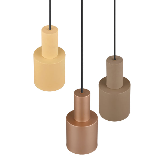 TRIO Agudo Hanglamp Multicolor - 3x E27