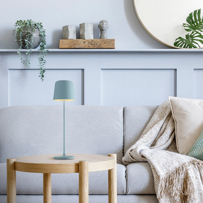 Brilliant Kaami Tafellamp - Ø 10 cm - Blauw