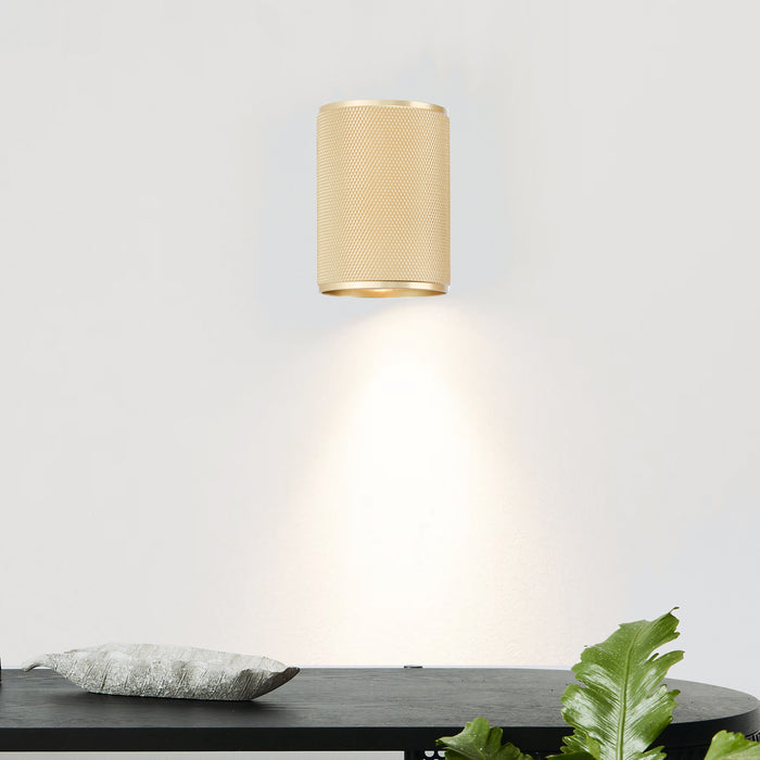 Brilliant Marty Wandlamp - Ø 6,5 cm - Goud