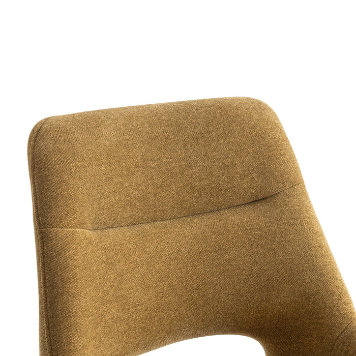 Furnihaus Eetkamerstoel Tosca Mosterd Geel Stof