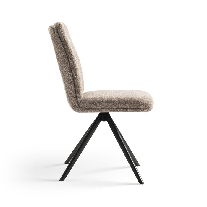 Furnihaus Eetkamerstoelen set van 2 - Emma - Taupe - Stof