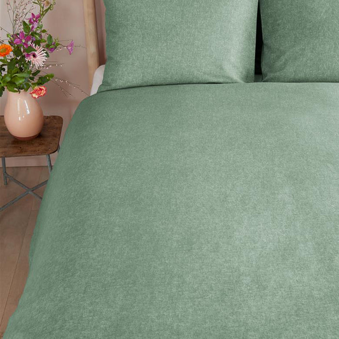 Beddinghouse Frost Dekbedovertrek 140 x 200/220 cm - Grijsgroen