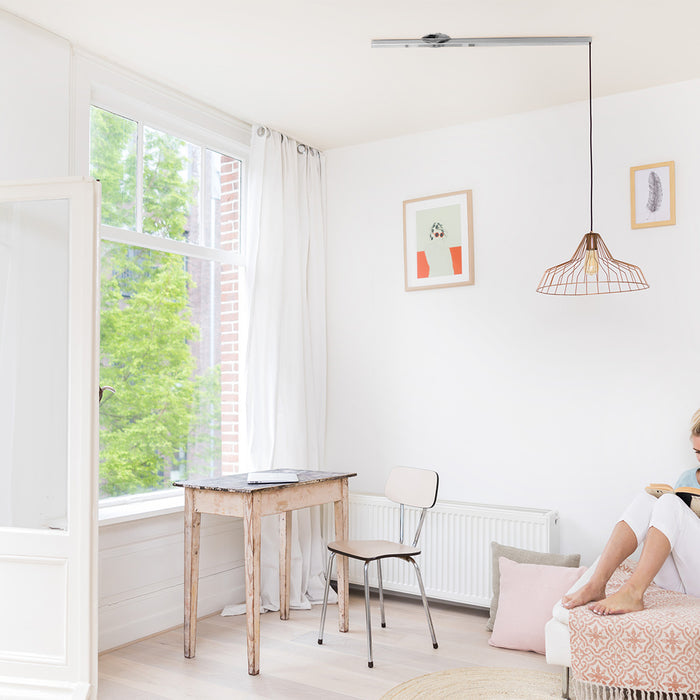 Lightswing Ophangsysteem voor Hanglampen - Single - RVS